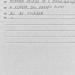 Eastern questionnaire, answ...