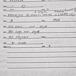 Eastern questionnaire, answ...