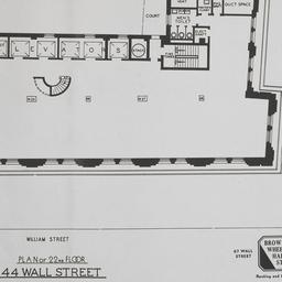 44 Wall Street, Plan Of 22n...