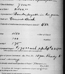 Carnegie Church Organs, Con...