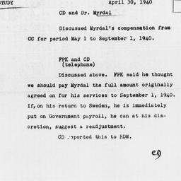 Memorandum from Charles Dol...