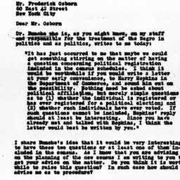 Letter from Gunnar Myrdal t...
