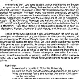 Announcements, 1995-09-21. ...