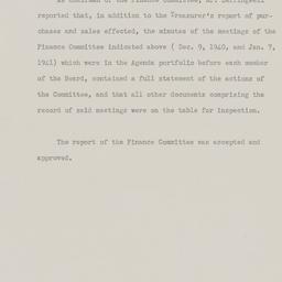 Board Meeting, 1/16/1941