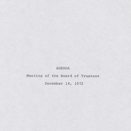 Meeting of the Board of Tru...