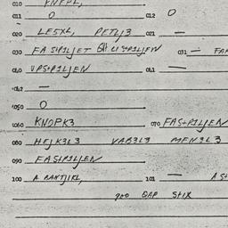Eastern questionnaire, answ...