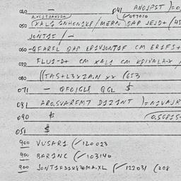 Eastern questionnaire, answ...