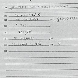 Eastern questionnaire, answ...