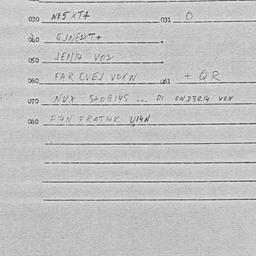 Eastern questionnaire, answ...