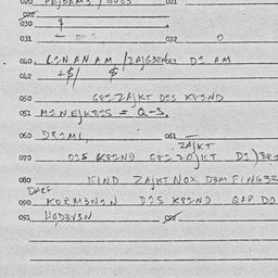 Eastern questionnaire, answ...