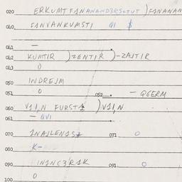 Eastern questionnaire, answ...