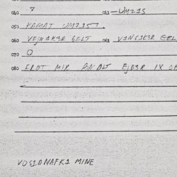 Eastern questionnaire, answ...