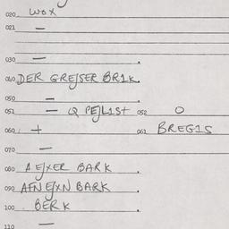 Eastern questionnaire, answ...