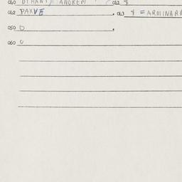 Eastern questionnaire, answ...
