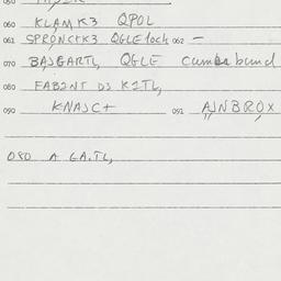 Eastern questionnaire, answ...
