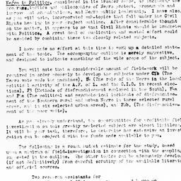 Letter from Ralph J. Bunche...