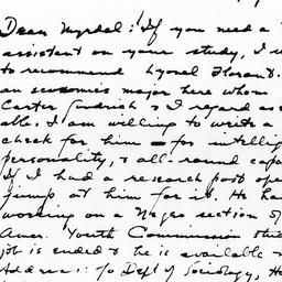Letter from Robert Staughto...