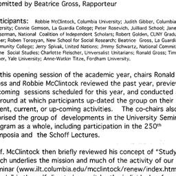 Minutes, 2004-10-05. Innova...