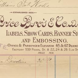 Price Bro's & Co. B...