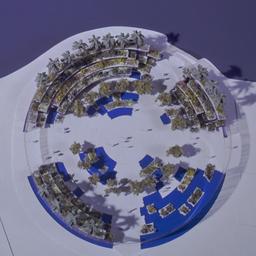 Model, aerial view.