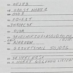 Eastern questionnaire, answ...