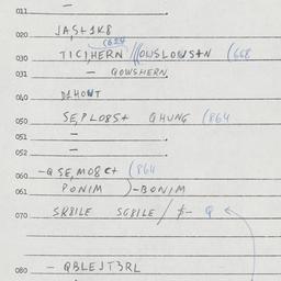 Eastern questionnaire, answ...