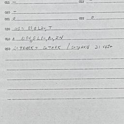 Eastern questionnaire, answ...