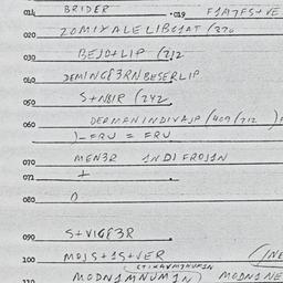 Eastern questionnaire, answ...