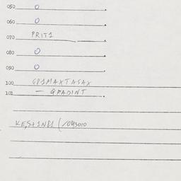 Eastern questionnaire, answ...