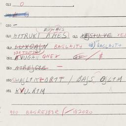 Eastern questionnaire, answ...