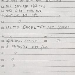 Eastern questionnaire, answ...
