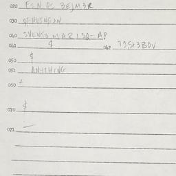 Eastern questionnaire, answ...