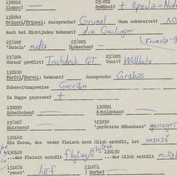 Western questionnaire, answ...