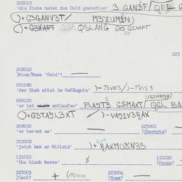 Western questionnaire, answ...