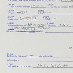 Western questionnaire, answ...