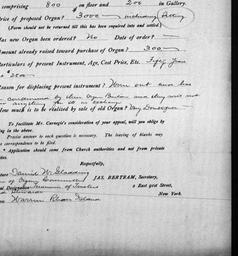 Carnegie Church Organs, War...