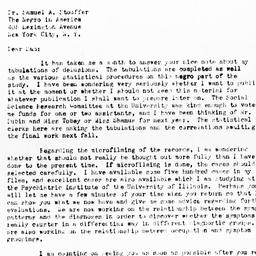 Letter from Mandel Sherman ...