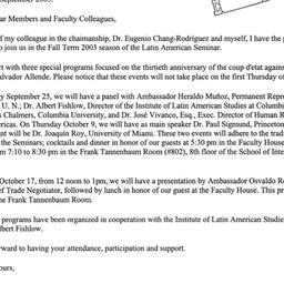 Correspondence, 2003-09-11....