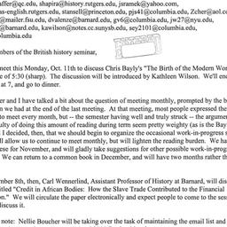 Announcements, 2004-11-08. ...