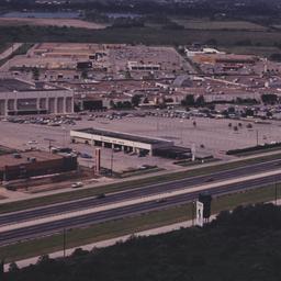 Mall, aerial view.