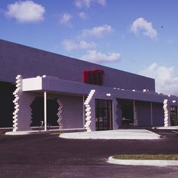 Exterior view, layered faca...