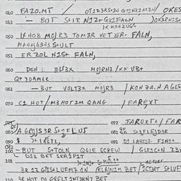Eastern questionnaire, answ...