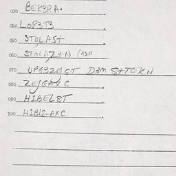 Eastern questionnaire, answ...