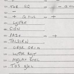 Eastern questionnaire, answ...