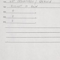 Eastern questionnaire, answ...