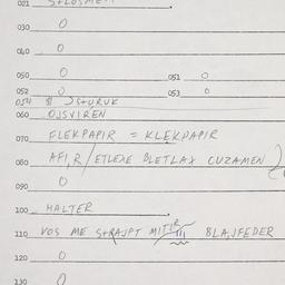 Eastern questionnaire, answ...