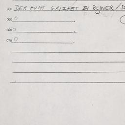 Eastern questionnaire, answ...