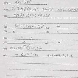 Eastern questionnaire, answ...