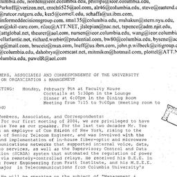 Announcements, 2004-02-04. ...