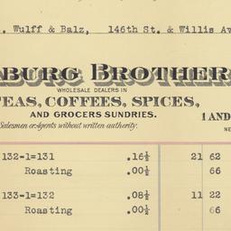 Jaburg Brothers. Bill or re...